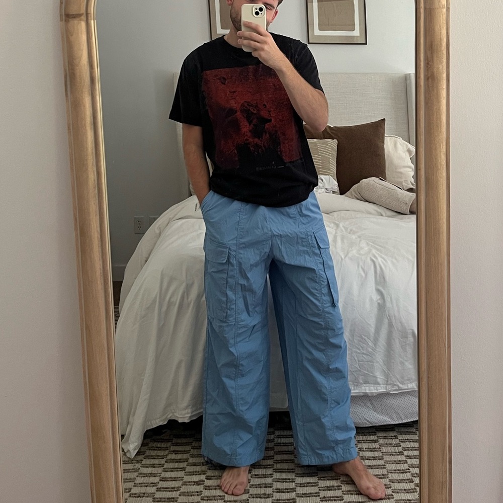 🌿Baby Blue Urban Jogger/Parachute Pants